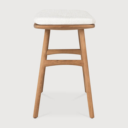 Off White Cushion Osso outdoor stool
