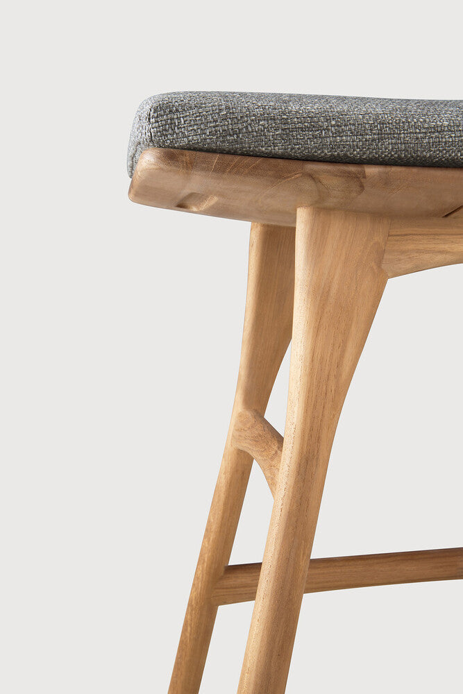 Mocha Cushion Osso Outdoor Stool