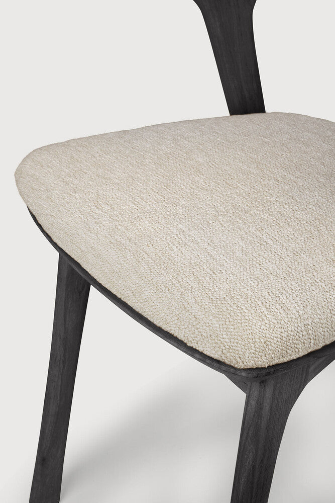 Natural Cushion Teak Black Bok Outdoor Dining Chair