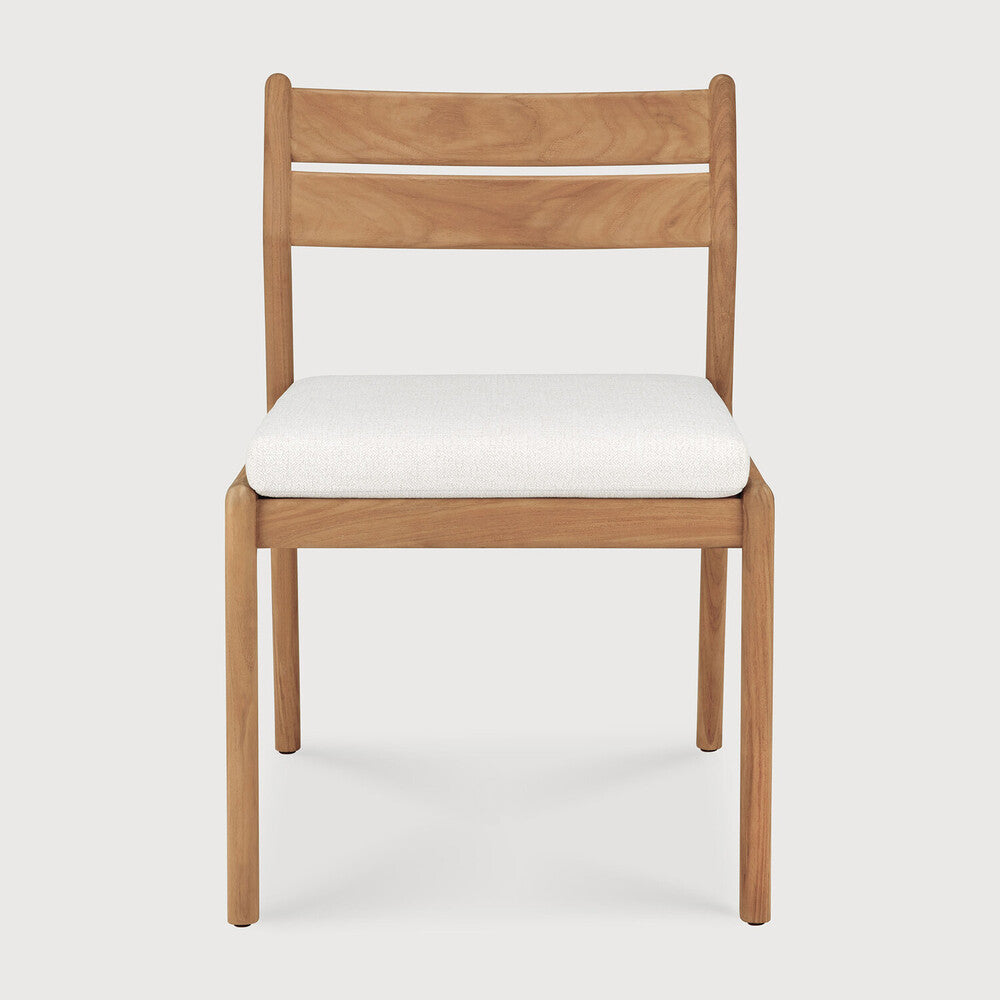 No Armrest Off White Jack Outdoor Dining Chair
