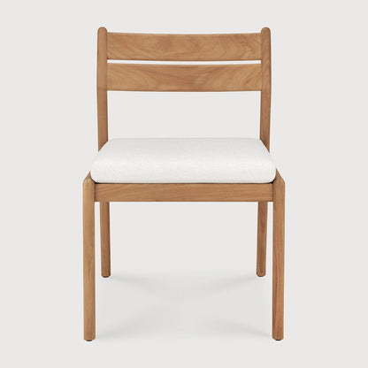 No Armrest Off White Jack Outdoor Dining Chair
