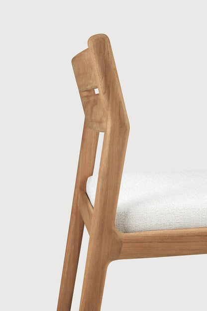 No Armrest Off White Jack Outdoor Dining Chair