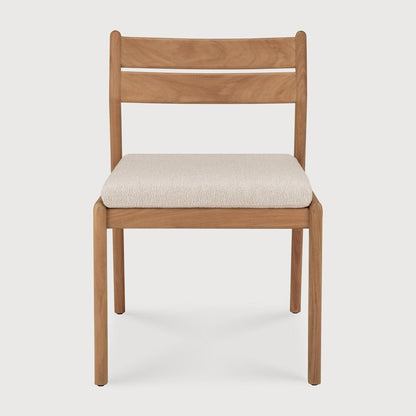 No Armrest Natural Jack Outdoor Dining Chair