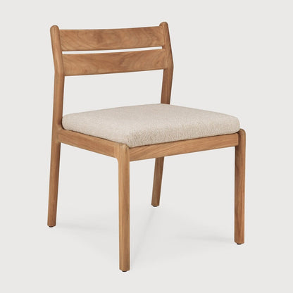 No Armrest Natural Jack Outdoor Dining Chair