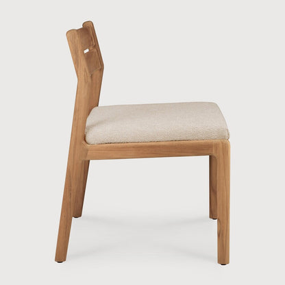 No Armrest Natural Jack Outdoor Dining Chair