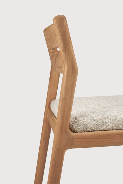 No Armrest Natural Jack Outdoor Dining Chair