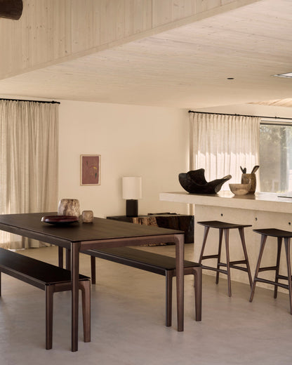 Teak Brown Bok Dining Table