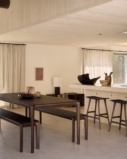 Brown Bok Dining Table