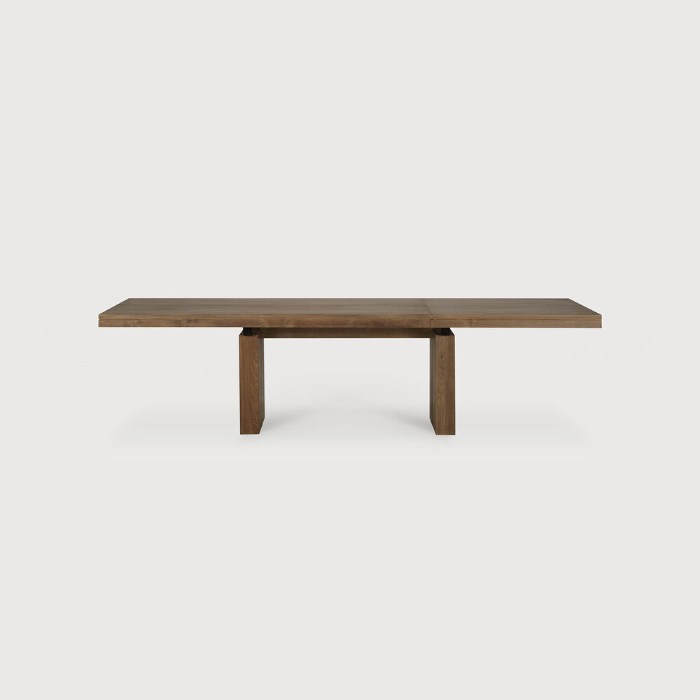 Teak Double Extendable Dining Table