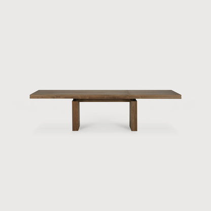 Teak Double Extendable Dining Table