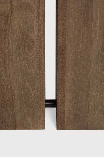 Teak Double Extendable Dining Table