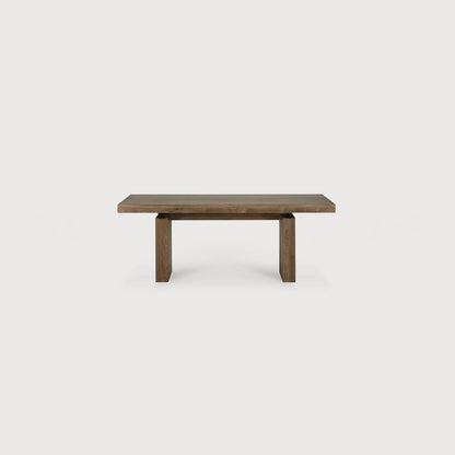 Teak Double Extendable Dining Table