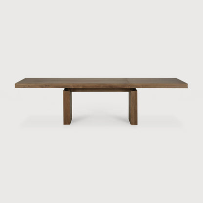 Teak Double Extendable Dining Table