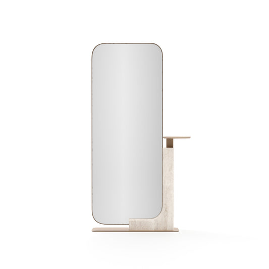 Overlap Floor Mirror Light