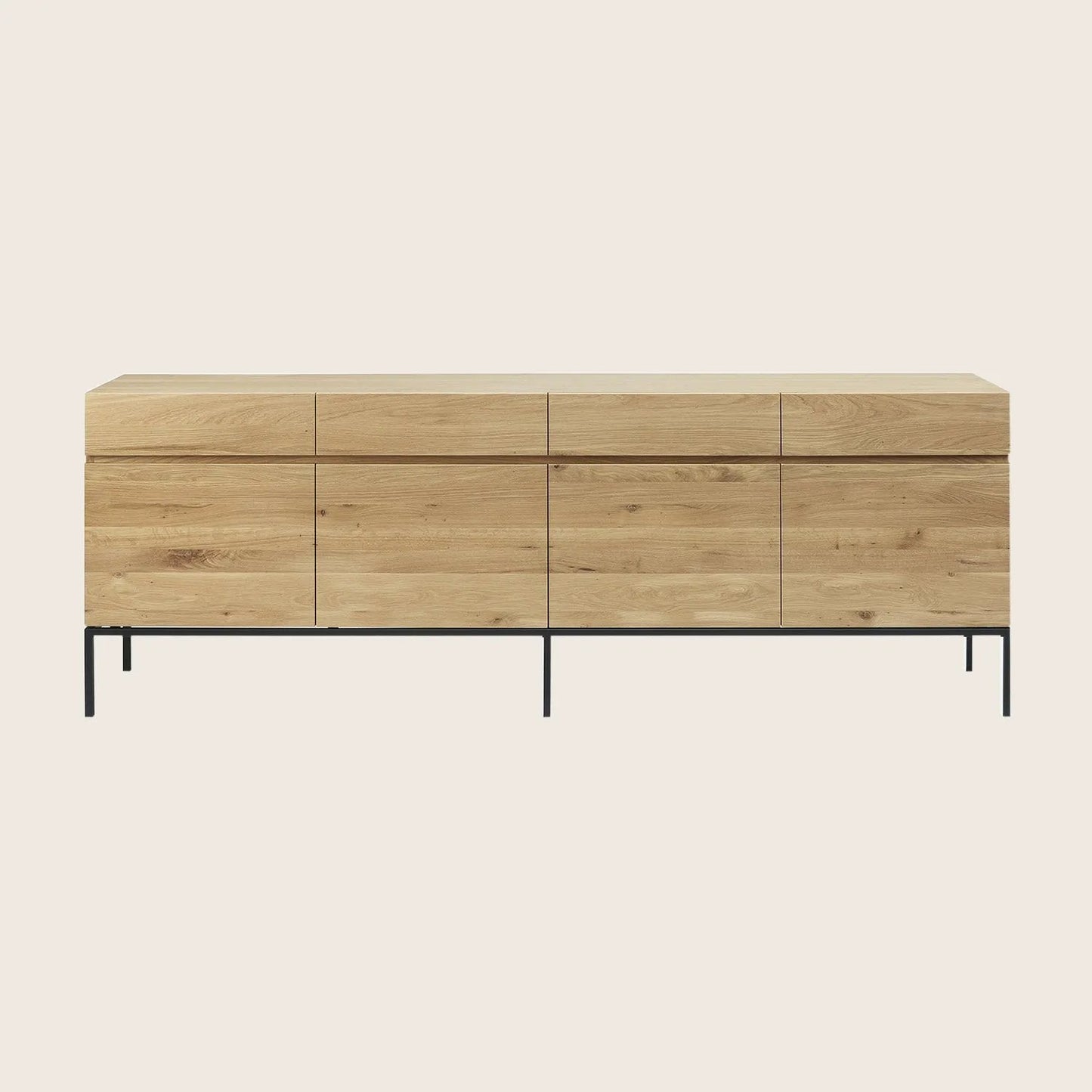 Oak Ligna 4-Door Sideboard