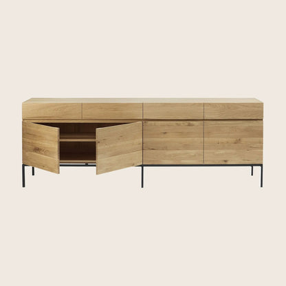 Oak Ligna 4-Door Sideboard