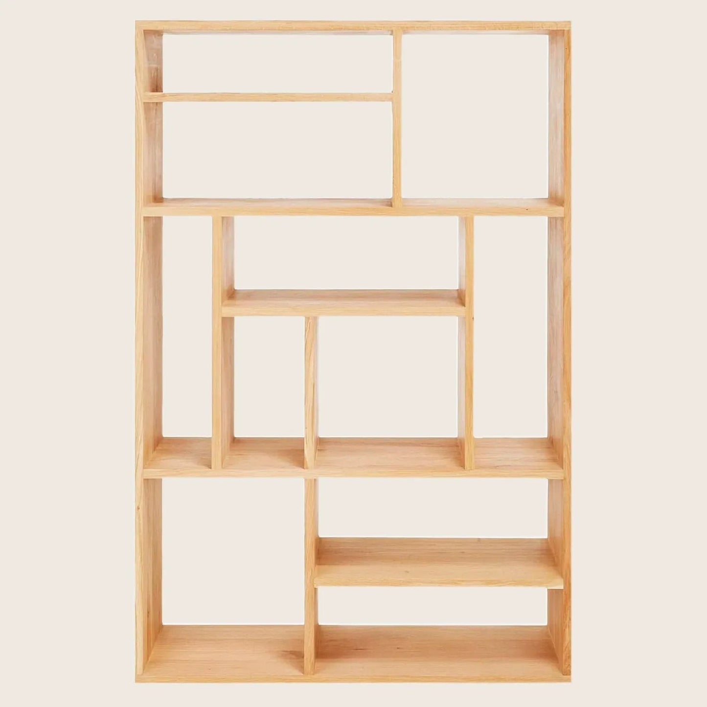 Small Oak M-Rack Bookcase