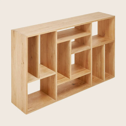 Small Oak M-Rack Bookcase
