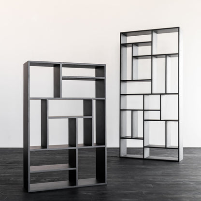 Small Oak M-Rack Bookcase