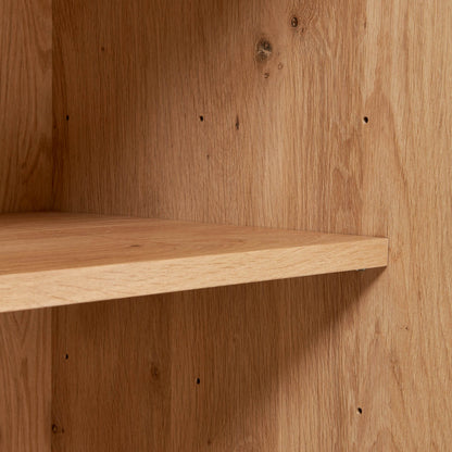 Oak Wave Storage Cabinet