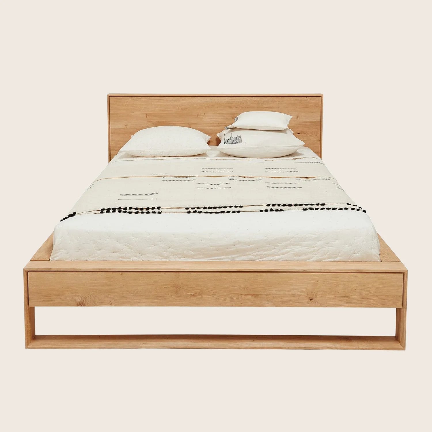 Oak Nordic II Platform Bed