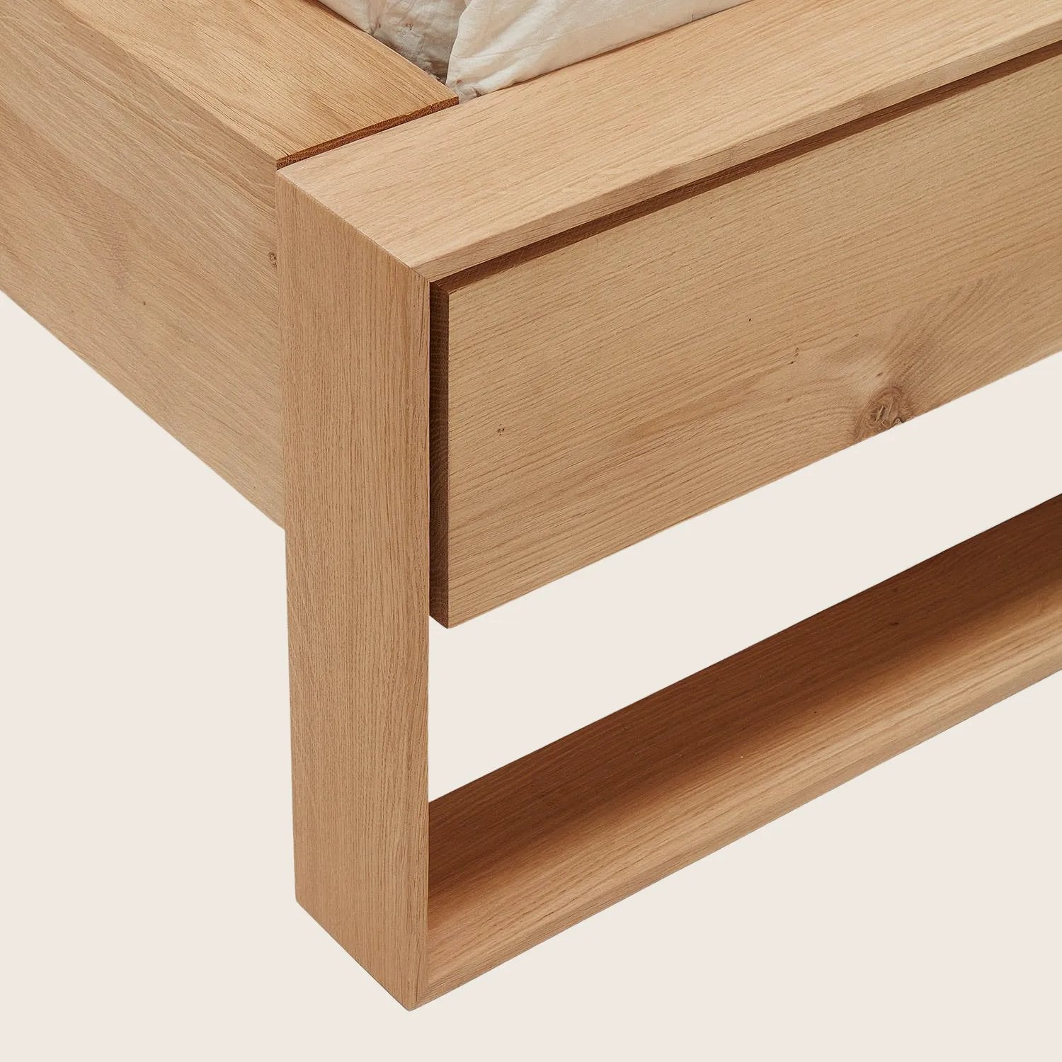 Oak Nordic II Platform Bed