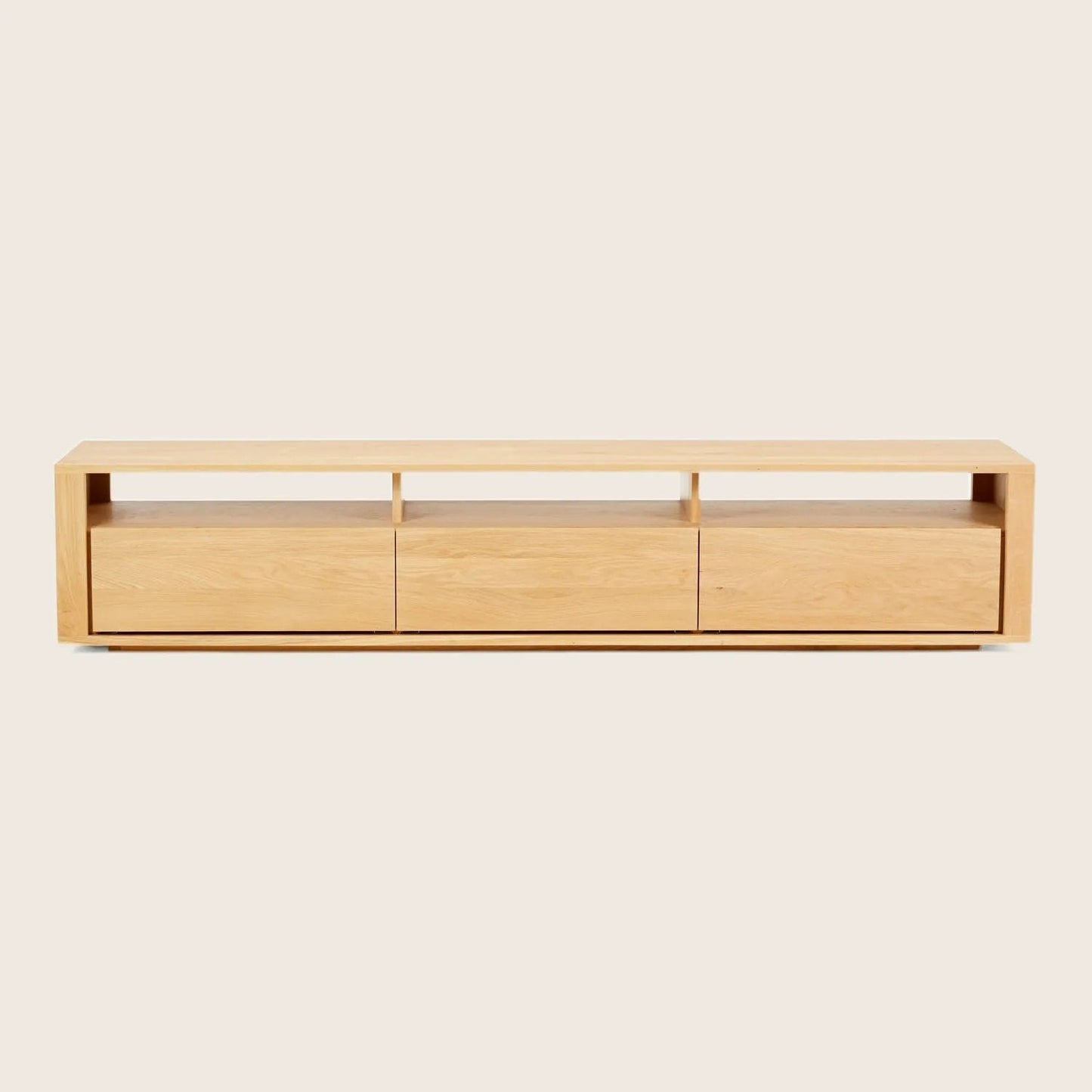 Oak Shadow Media Cabinet