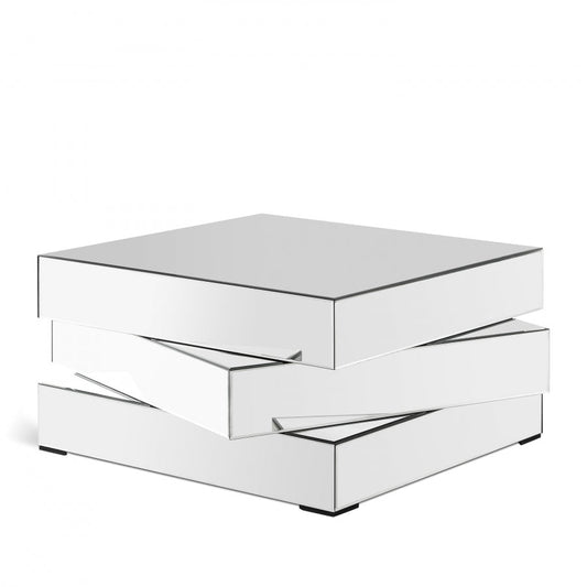 Haven Mirrored Coffee Table - Mirrored
