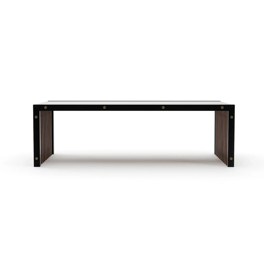 Pinstripe Dark Cocktail Table
