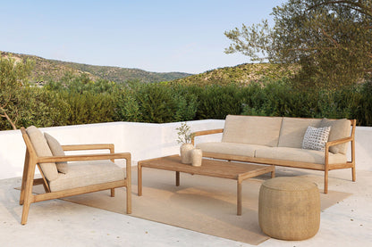 Marsala Donut Outdoor Pouf