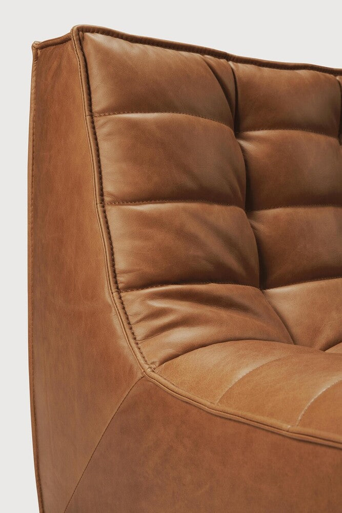 Leather Old Saddle N701 Modular Sofa
