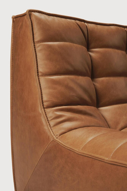 Leather Old Saddle N701 Modular Sofa