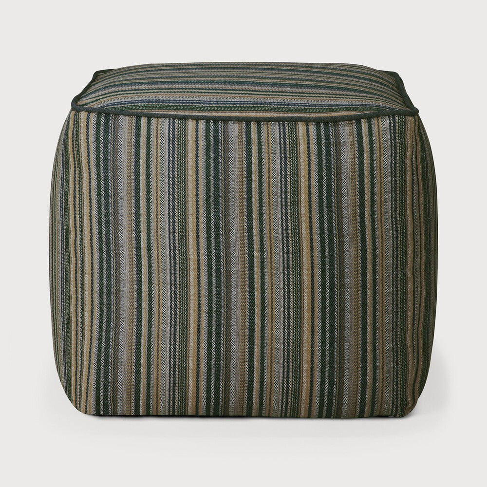 Blue Zahara Outdoor Pouf