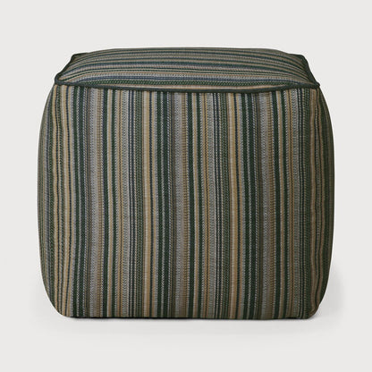 Blue Zahara Outdoor Pouf