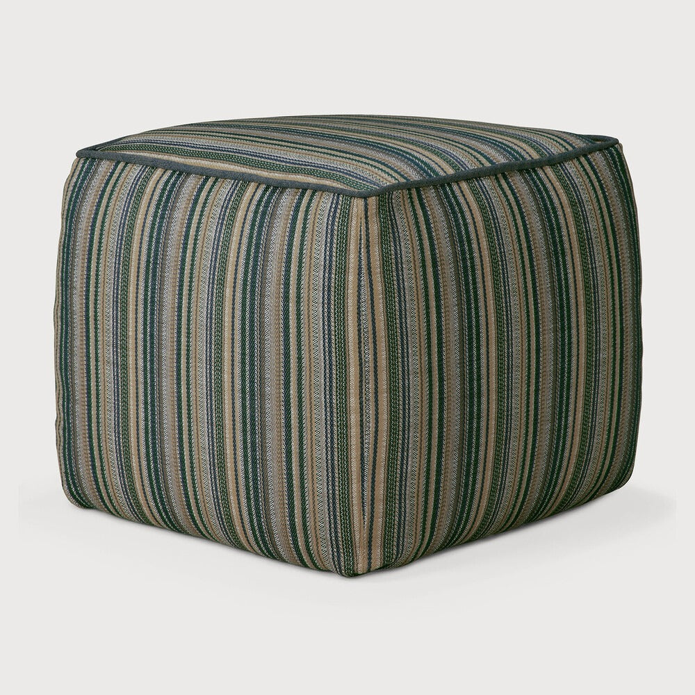 Blue Zahara Outdoor Pouf