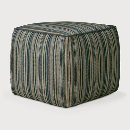 Blue Zahara Outdoor Pouf