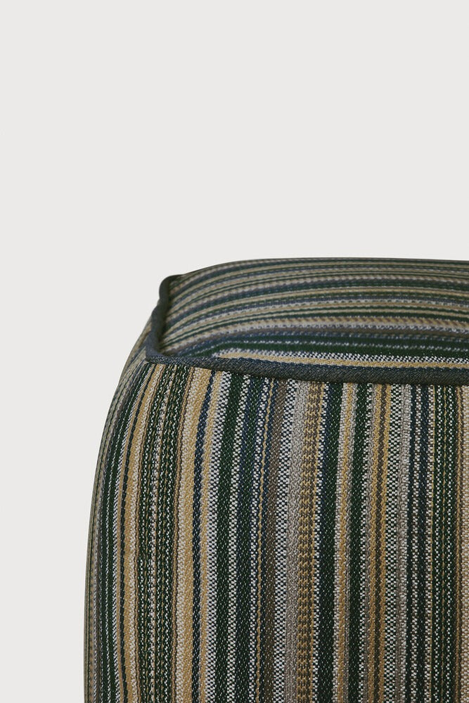 Blue Zahara Outdoor Pouf
