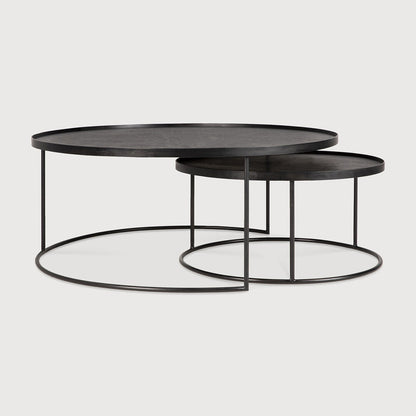 Round Tray Coffee Table Set