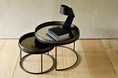 Round Tray Coffee Table Set