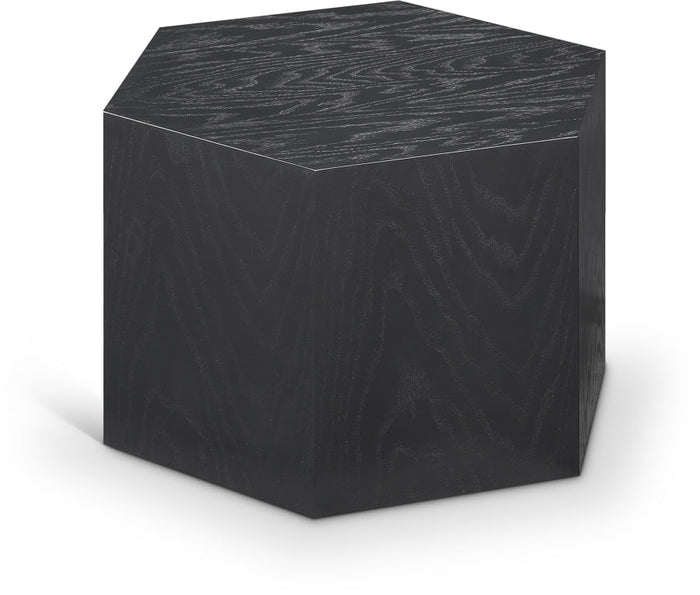 Eternal Oak Wood Modular Coffee Table - Black