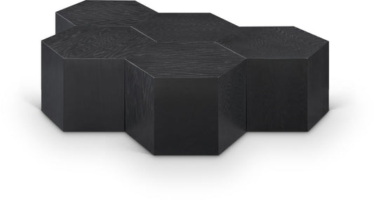 Eternal Oak Wood 5pc. Modular Coffee Table - Black