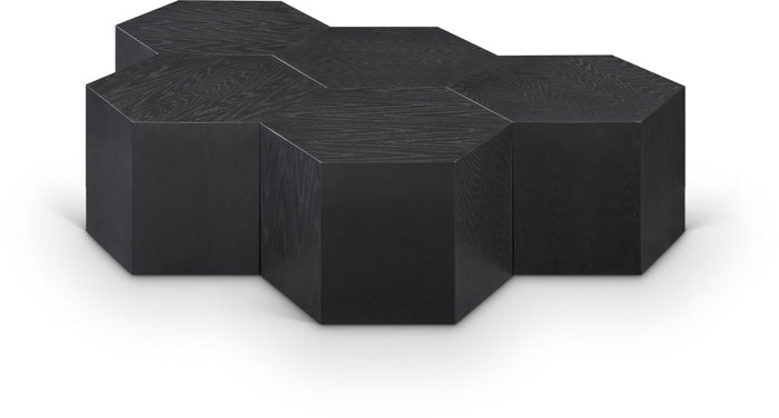 Eternal Oak Wood 5pc. Modular Coffee Table - Black