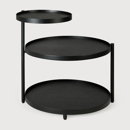 Swivel tray side table