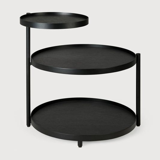 Swivel tray side table