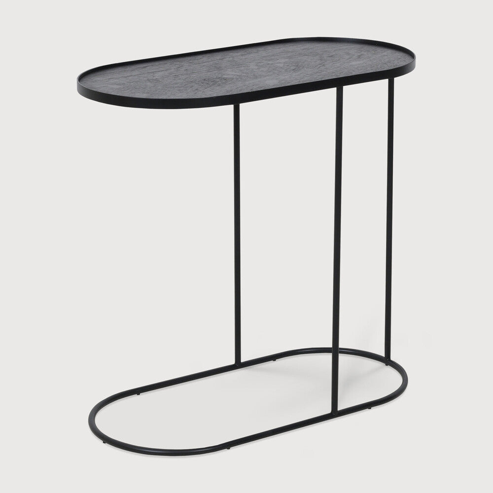 Oval Tray Side Table