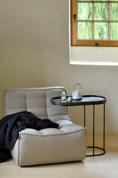 Oval Tray Side Table