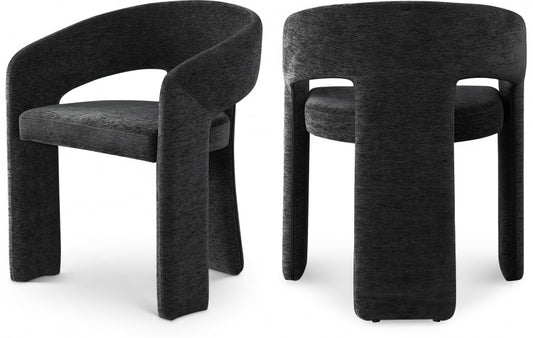 Rendition Fabric Upholstered Dining Chair - Black