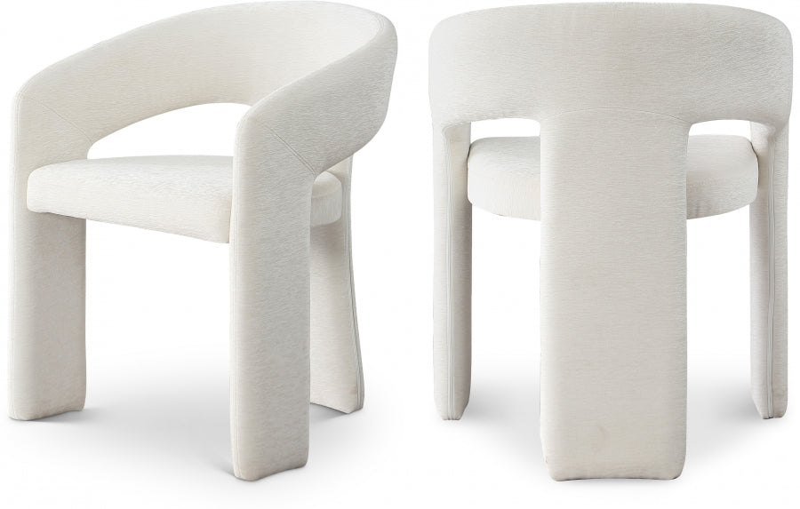 Rendition Fabric Upholstered Dining Chair - Cream