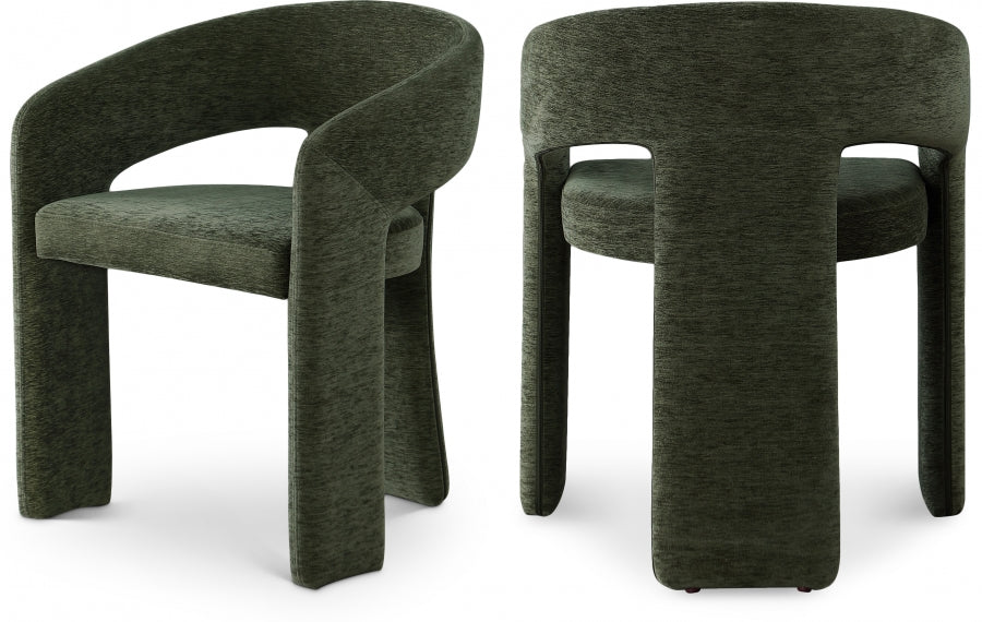 Rendition Fabric Upholstered Dining Chair - Green