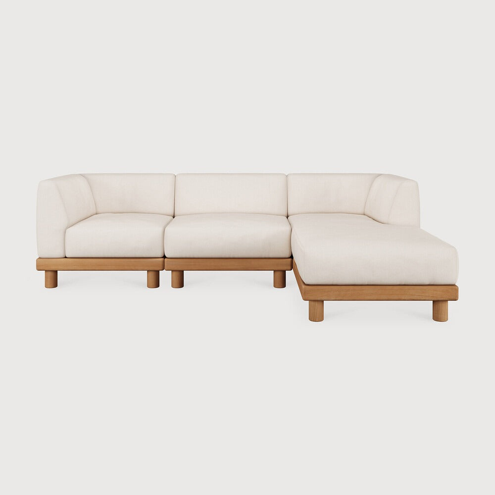 3-Piece Monocle Outdoor Modular Sofa Set